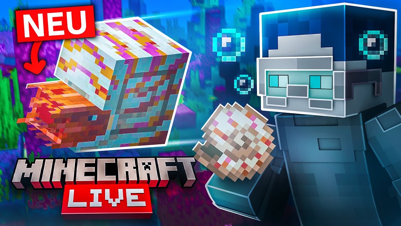 BASTIGHG REAGIERT AUF DIE MINECRAFT LIVE 2025 (NEUES UNTERWASSER MONSTER)