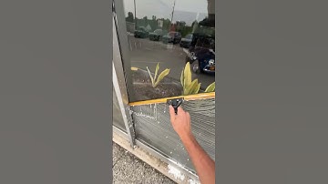 Video with one of the biggest squeegees in the world 🌎 #asmr #viralvideos #shortvideos #satisfying