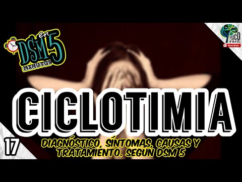 Vídeo: Ciclotimia: Síntomas, Diagnóstico Y Tratamientos
