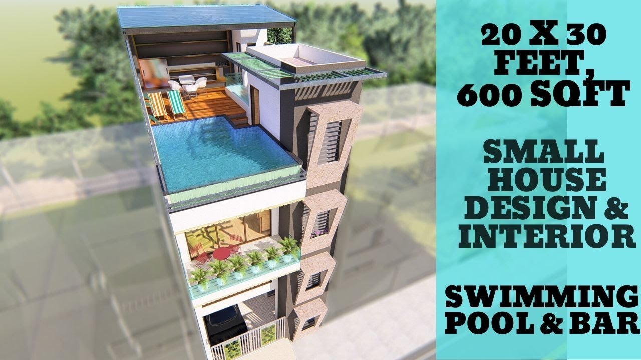 20X30 Feet Small House Design with Interior Ideas | Infinity ...