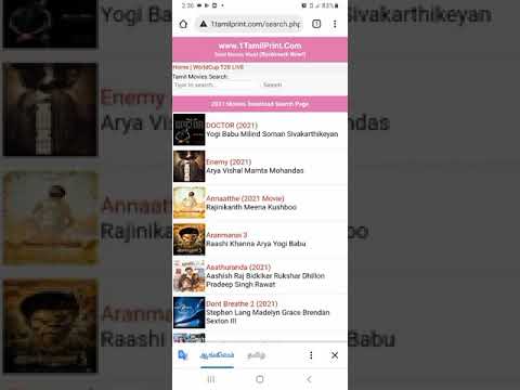 how to download new all tamil movies and tamil dubed movies in tamilprint website(no ads)  .
