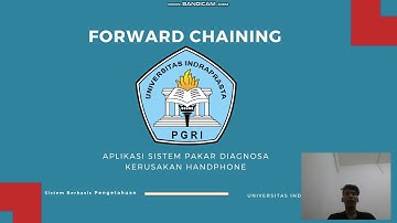 APLIKASI SISTEM PAKAR DIAGNOSA KERUSAKAN HANDPHONE FORDWARD CHAINING - KELOMPOK 5 - S7I - UNINDRA