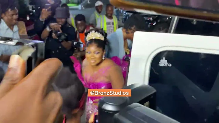 WUMI TORIOLA’S ARRIVAL AT THE PREMIERE OF HER LATEST MOVIE QUEEN LATEEFAH IN LAGOS