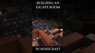 I built a Redstone Escape Room in Minecraft! 😲🔴 #minecraft #shorts