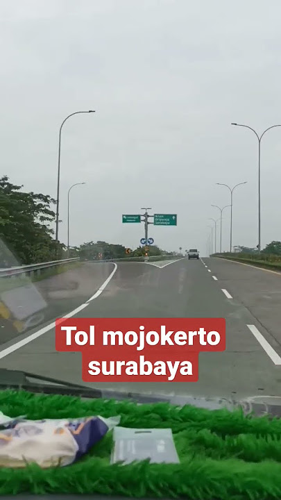 Tol mojokerto surabaya - perjalanan pagi hari