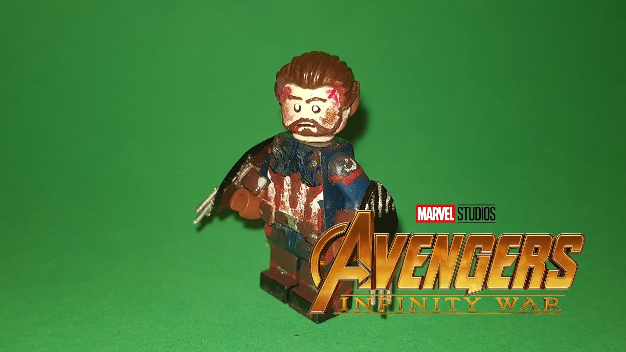 Lego custom Captain America from Infinity War Showcase