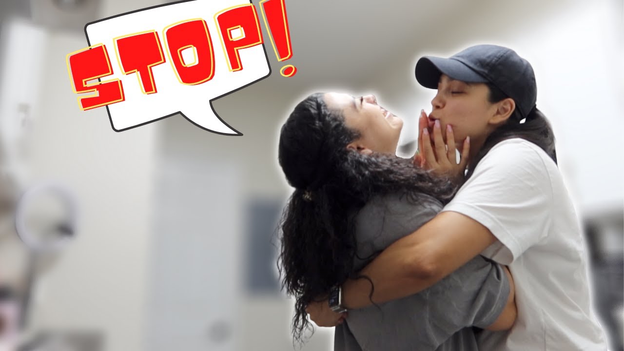 BEING OVERLY AFFECTIONATE TO MY GF! | *SHE'S CONFUSED*