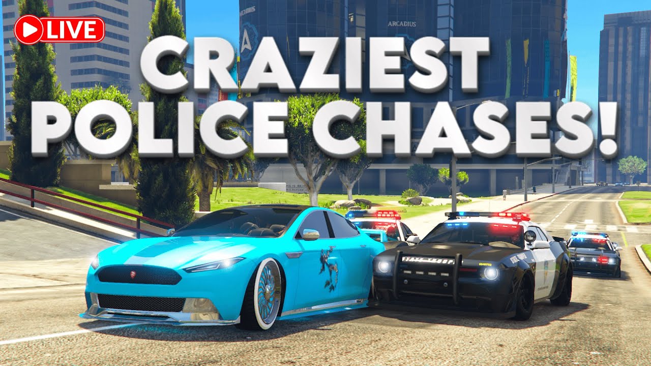 28 COPS vs CRAZY Getaway Drivers, MANHUNTS + MORE in GTA 5 | FULL STREAM - 1/19/26