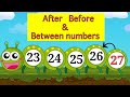 Understanding After, Before, and Between Numbers