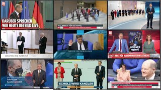 Kanzlerwahl 2021 | Berichterstattungen & neues N-TV- / BILD-LIVE-Design