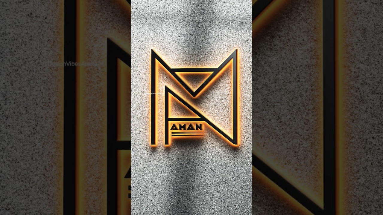 Aman Name Logo ❤️🔥@ArtistShikhaSharma