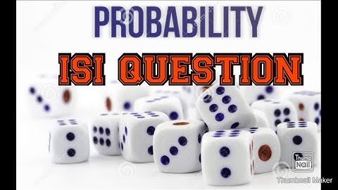 Probability ISI Question