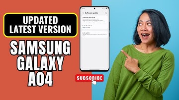 How to Update On Samsung Galaxy A04 | Step-by-Step Software Update Tutorial 2025!