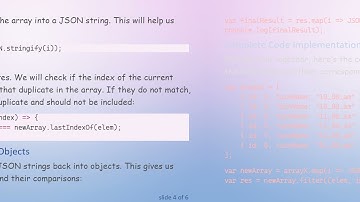 How to Remove Duplicates and Their Comparisons from an Array of Objects in JavaScript