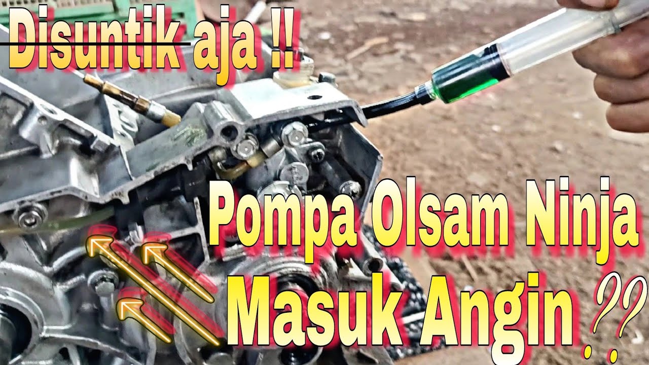 Cara Setting dan Pasang Pompa Oli Samping Ninja RR/R