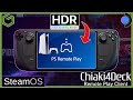 Steam deck oled  ps5r remote play with chiaki4deck update