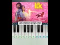 Enakenna song  -LIK movie interval song easy piano .#enakena #anirudh #loveinsurancekompany #shorts