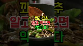 꽈리고추, 그냥 반찬 아니었습니다 #시니어 #건강정보 #꽈리고추효능 #건강식품 #반찬추천