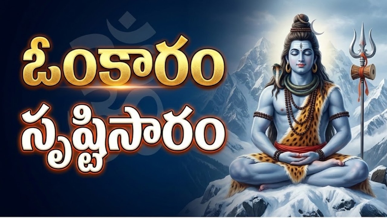 ఓంకారం సృష్టిసారం | Lord Shiva Devotional Song | New Telugu Bhakti Songs 2026