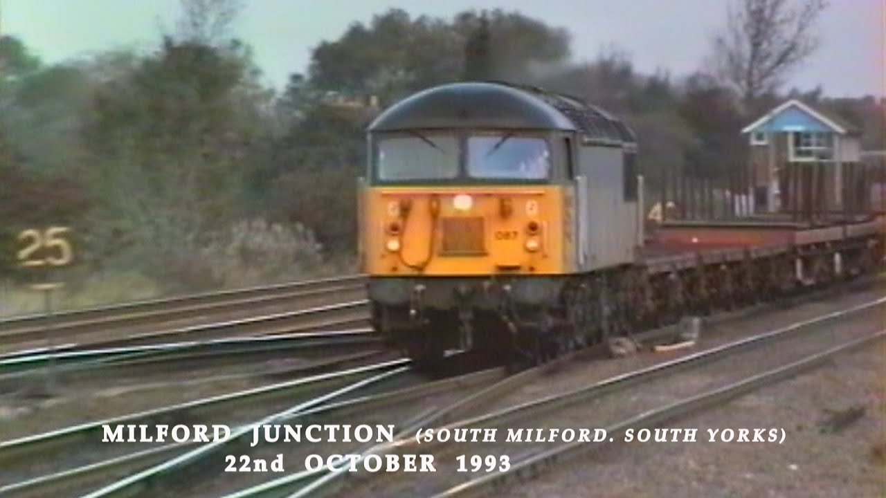 BR in the 1990s Milford Junction South Milford  Yorks on 22nd October 1993