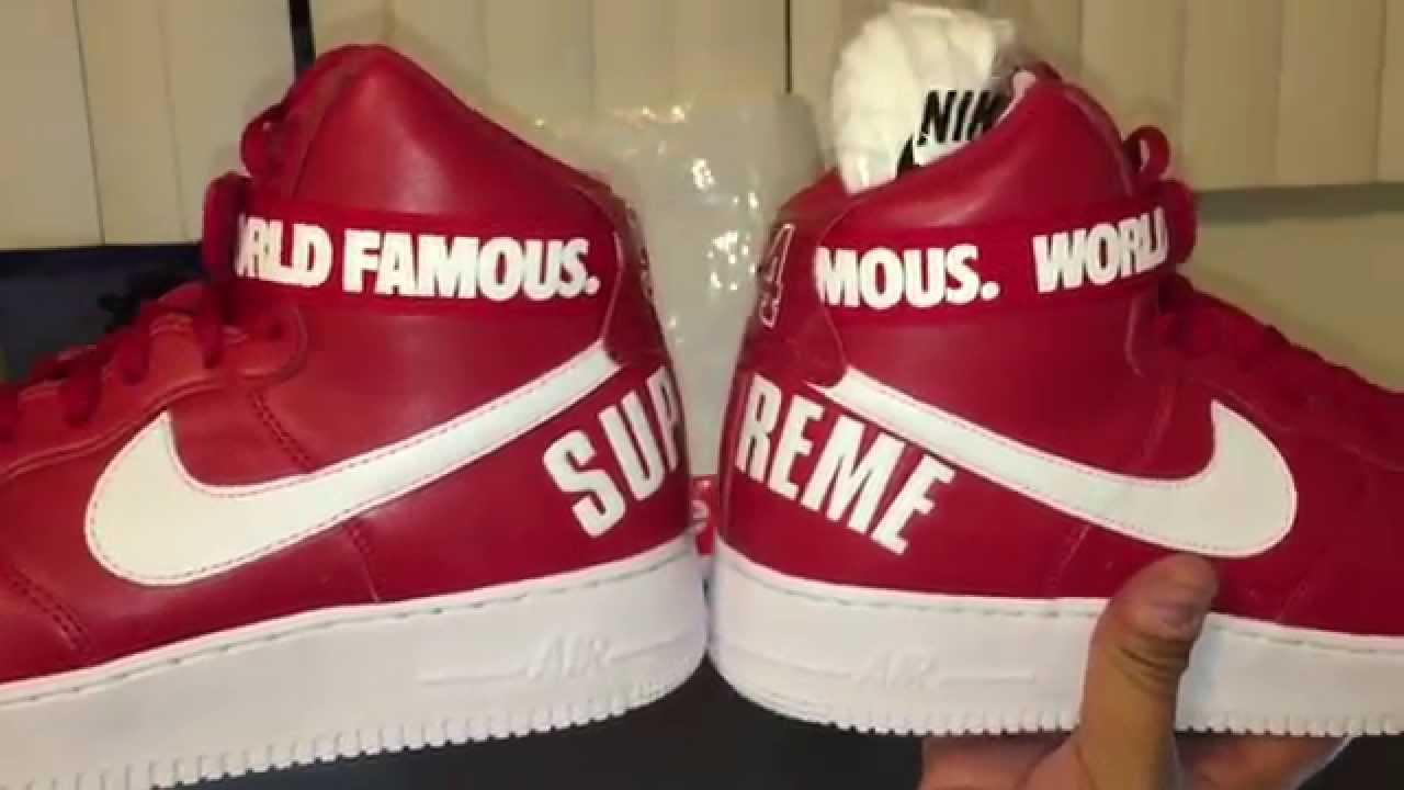 air force supreme red