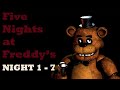 Compilatie cu toate noptiile - Five Nights at Freddy's 1