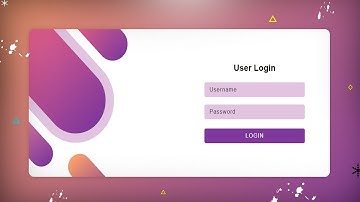 Beautiful HTML CSS Login Form Tutorial | Login Form In HTML And CSS Source Code