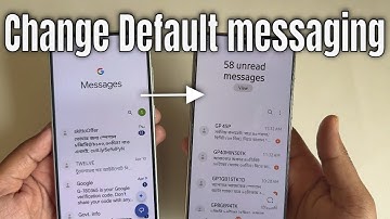 How to change default messaging app Samsung | Google message to Samsung message app