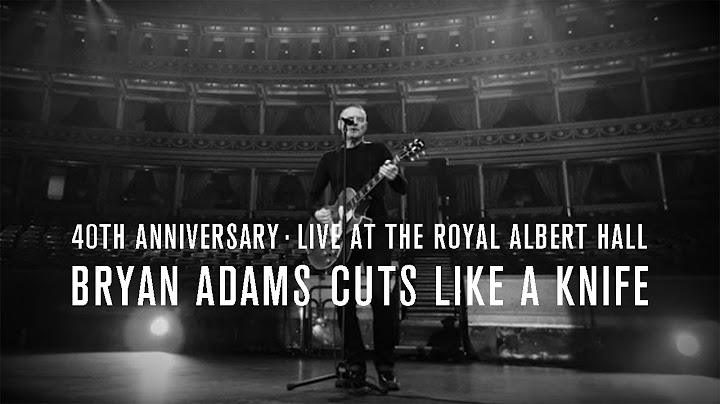 Cuts Like a Knife Live version - Live performance video thumbnail