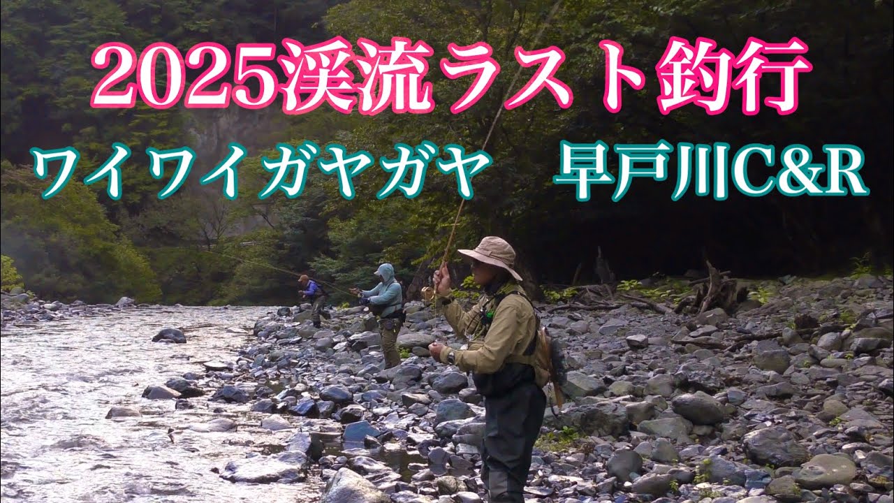 2025渓流ラスト釣行　ワイワイガヤガヤ早戸川C & R