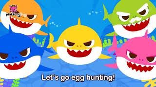 Baby Shark Easter Egg Hunting - Easter Song for Children