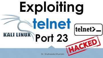 Exploiting Telnet 23 | Kali Linux - Metasploitable2 | Lab
