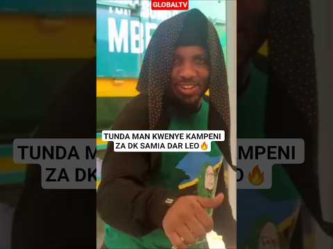 VIDEO TUNDA MAN KWENYE KAMPENI ZA DK SAMIA DAR LEO Breaking Globaltv Tundaman Ccm