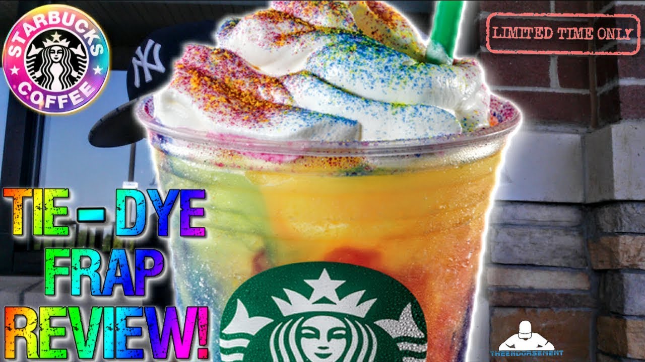 Starbucks Tie Dye Frappuccino Review Limited Time Only - 