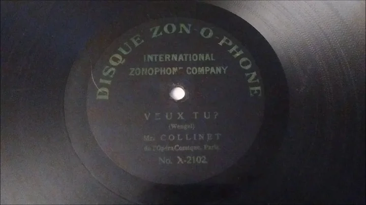 Monsieur Collinet - Veux-tu (Wenzel) - 1902