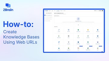 ZBrain Tutorial: How to Create a Knowledge Base from Web URLs