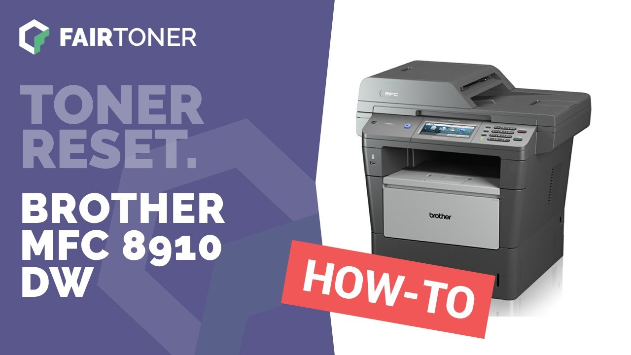 Anleitung: Brother MFC-8910 DW Toner Reset ✅🛠