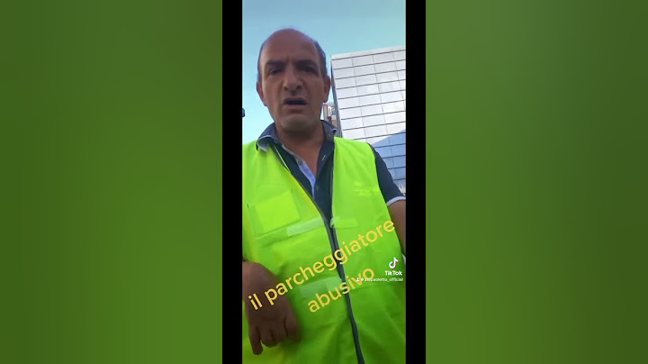 Parcheggiatore abusivo