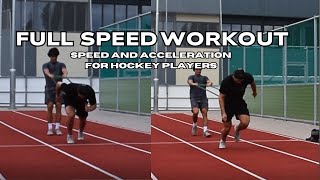 FULL SPRINT WORKOUT FOR SPEED AND ACCELERATION - Off Season Training for Hockey Players