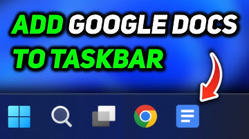 How to Pin Google Docs to Taskbar Windows 11 | Add Google Docs to Taskbar