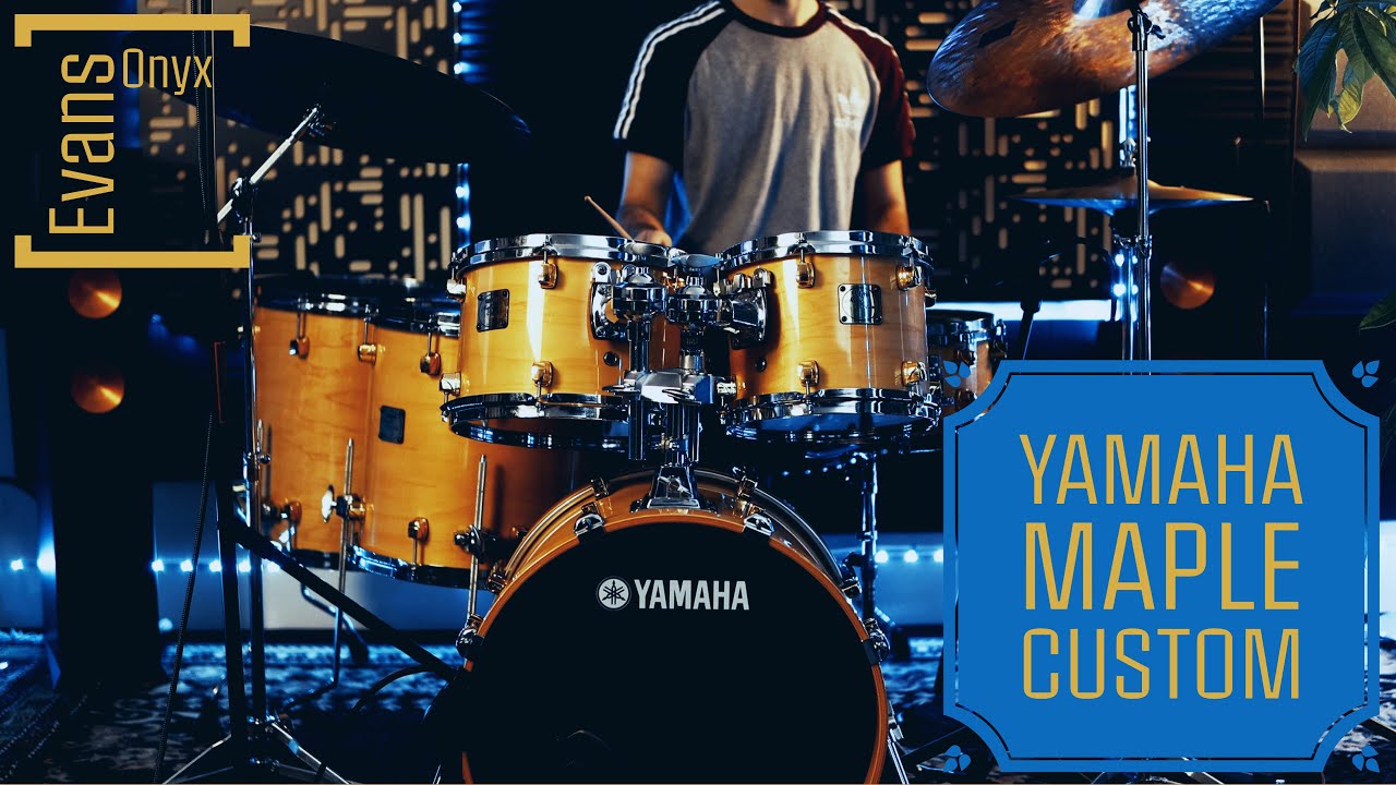MOSTLY BOP DRUMS | Yamaha Maple Custom Bop | Evans Onyx | Jon Ziegler | Sound Test/Demo