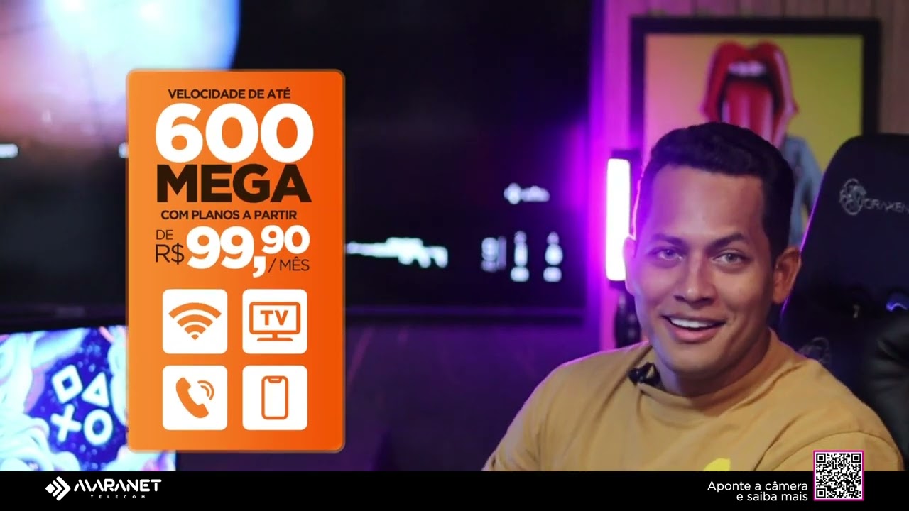 NA MARANET VOCÊ É MAIS TV, APPS, TELEFONIA FIXA E SUPORTE PREMIUM!