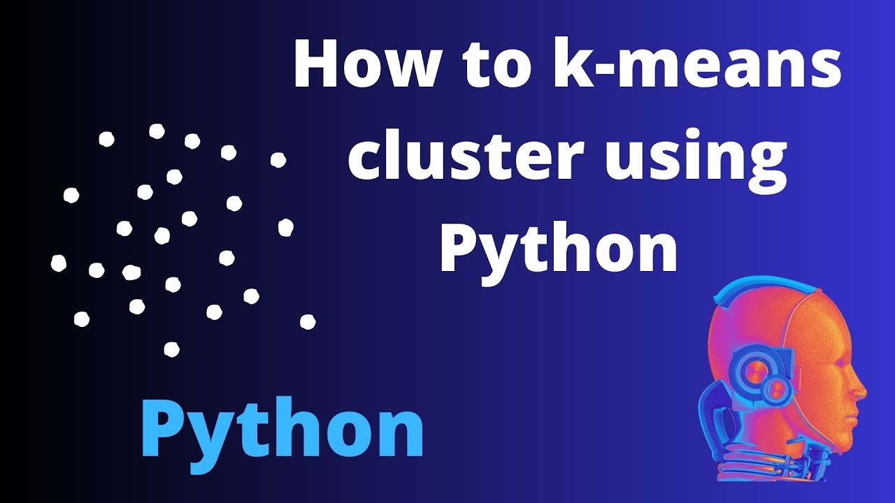 How to k-means cluster using Python - YouTube