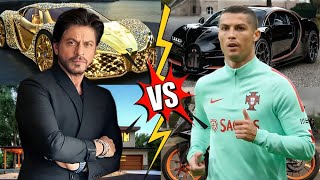Cristiano ronaldo Vs Shahrukh Khan Comparison 2025 | Who is no 1?