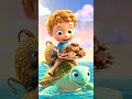 So Cute! 🥰 The Boy and The Turtle Love Cookies #shorts
