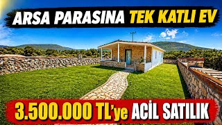 Daire Parasına Tek Katlı Ev Arsa Alacağına Bunu Al Didim (D-116) 