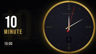 10 Minute Timer ⌚ Luxury Mechanical Watch Countdown | Dark Aesthetic