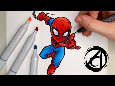 Video COMO DESENHAR O HOMEM ARANHA (Chibi) com a Dai Oliveira - youtube