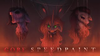 [GORE/13+] Discord's Puppets - MLP Speedpaint
