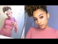 My Everyday Simple Makeup + Curly High Ponytail!